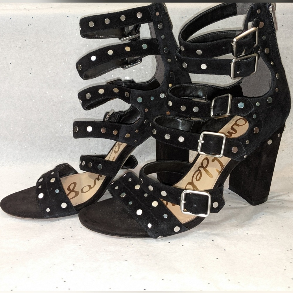 Sam Edelman suede platform pumps